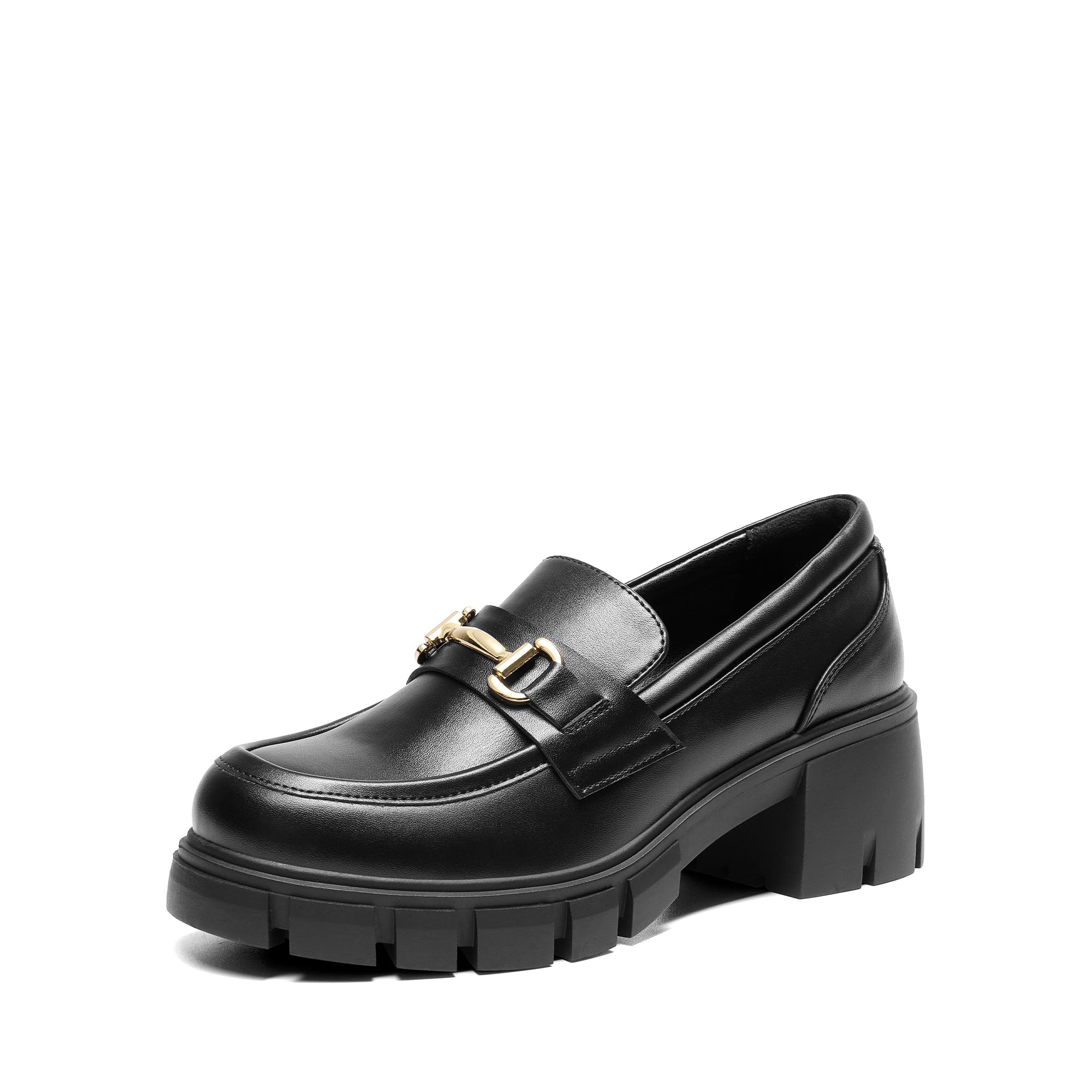DREAM PAIRS Women Platform Loafers Dress Shoes