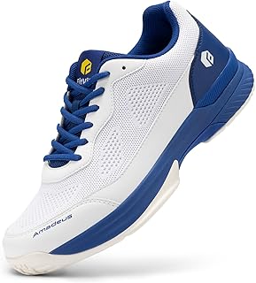 FitVille Extra Wide Tennis Shoes Men's Non-Slip Indoor Shoes Breathable Badminton Shoes Comfortable Fitness Shoes