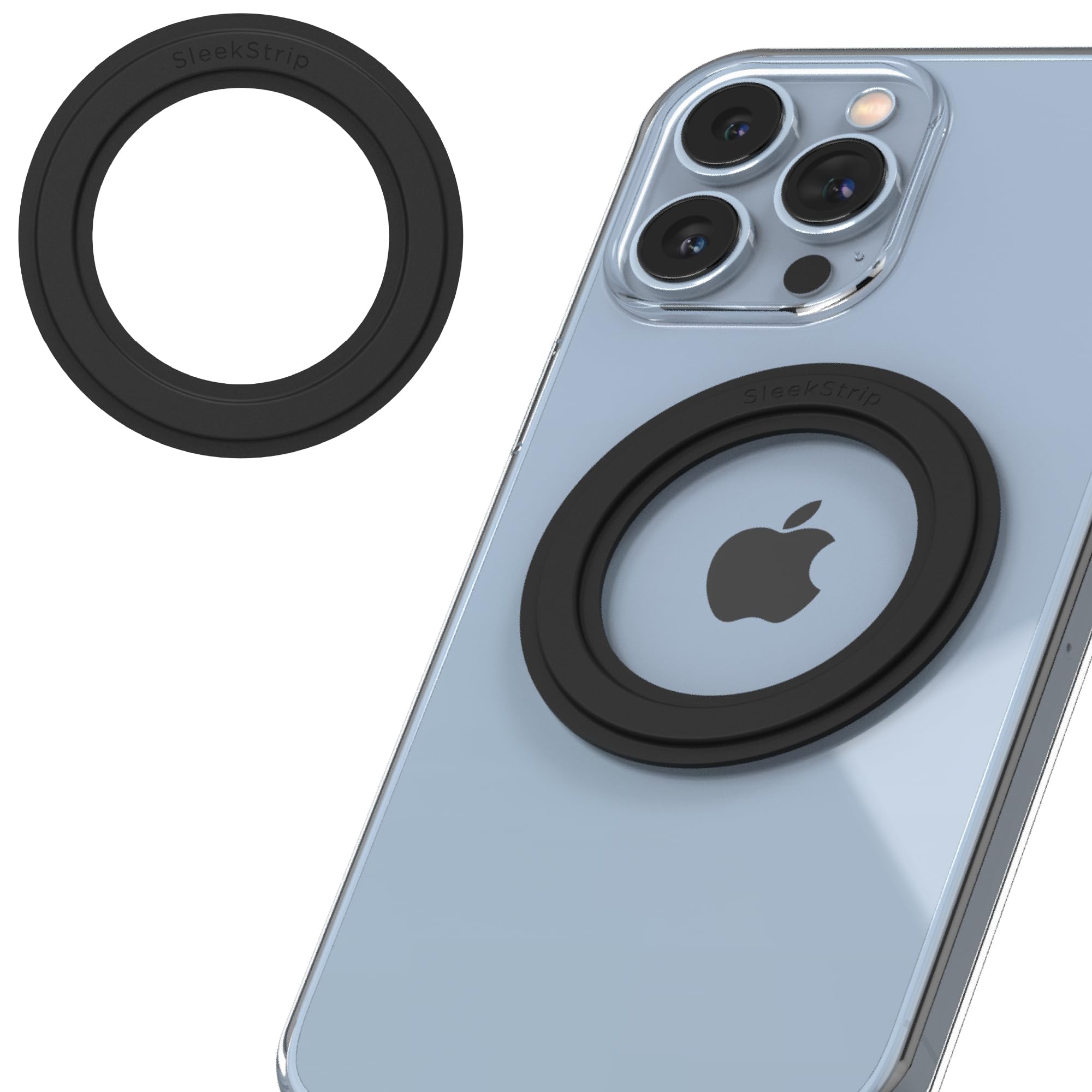 SleekStrip Mag Ring MagSafe Magnetic Ring Adapter for iPhone Android Kindle Stro