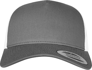 FLEXFIT Retro Trucker Baseball Cap, Unisex Adult Vintage Trucker Cap, Adjustable Clasp, Breathable Mesh Mesh, One Size Adjustable, Multiple Colors