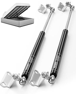 Vepagoo 20 Inch 100lb/445N Gas Shock Strut Spring Lift Support for RV Bed Boat Bed Cover Door Lids Floor Hatch Door Shed Window and Other Heavy Duty, Set of 2