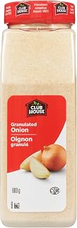 Club House Herbs & Spices, Granulated Onion, 600 g | Sweet, Savoury Granulated Onion Flavour for Soups, Sauces, Marinades, and Everyday Cooking