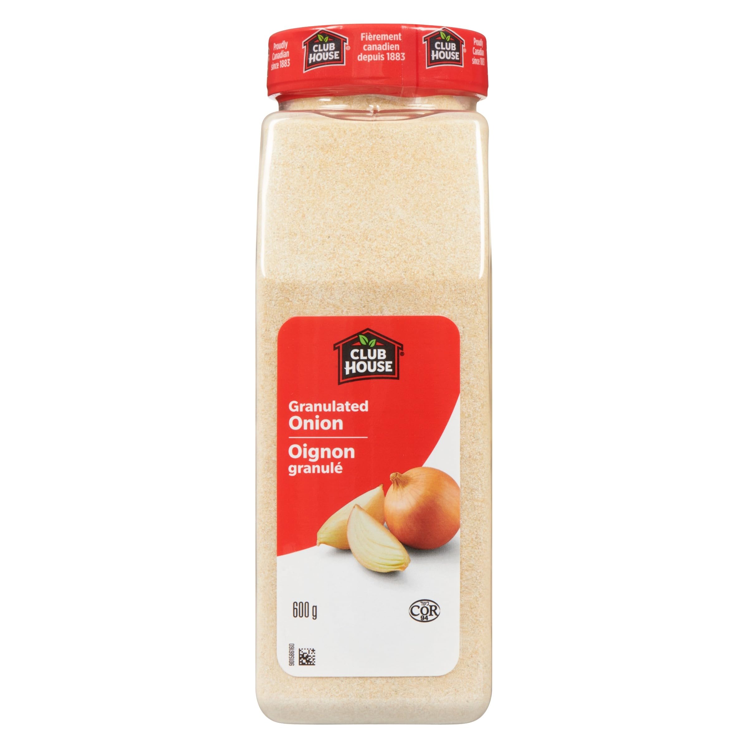 Club House Herbs & Spices, Granulated Onion, 600 g | Sweet, Savoury Granulated O