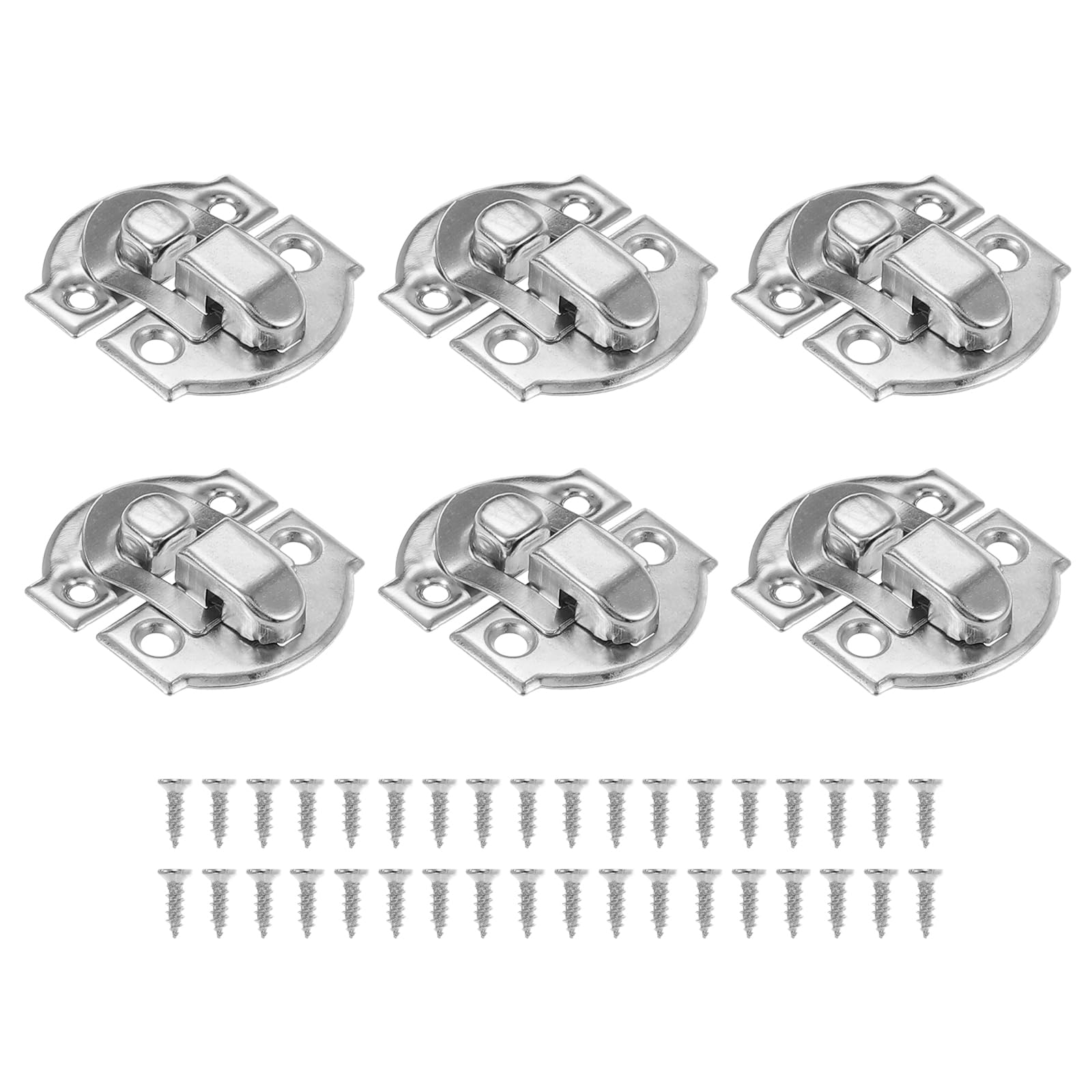 Small Metal Toggle Latch 6 Pack Vintage Latch Latch with Screw Mounting for Ordi