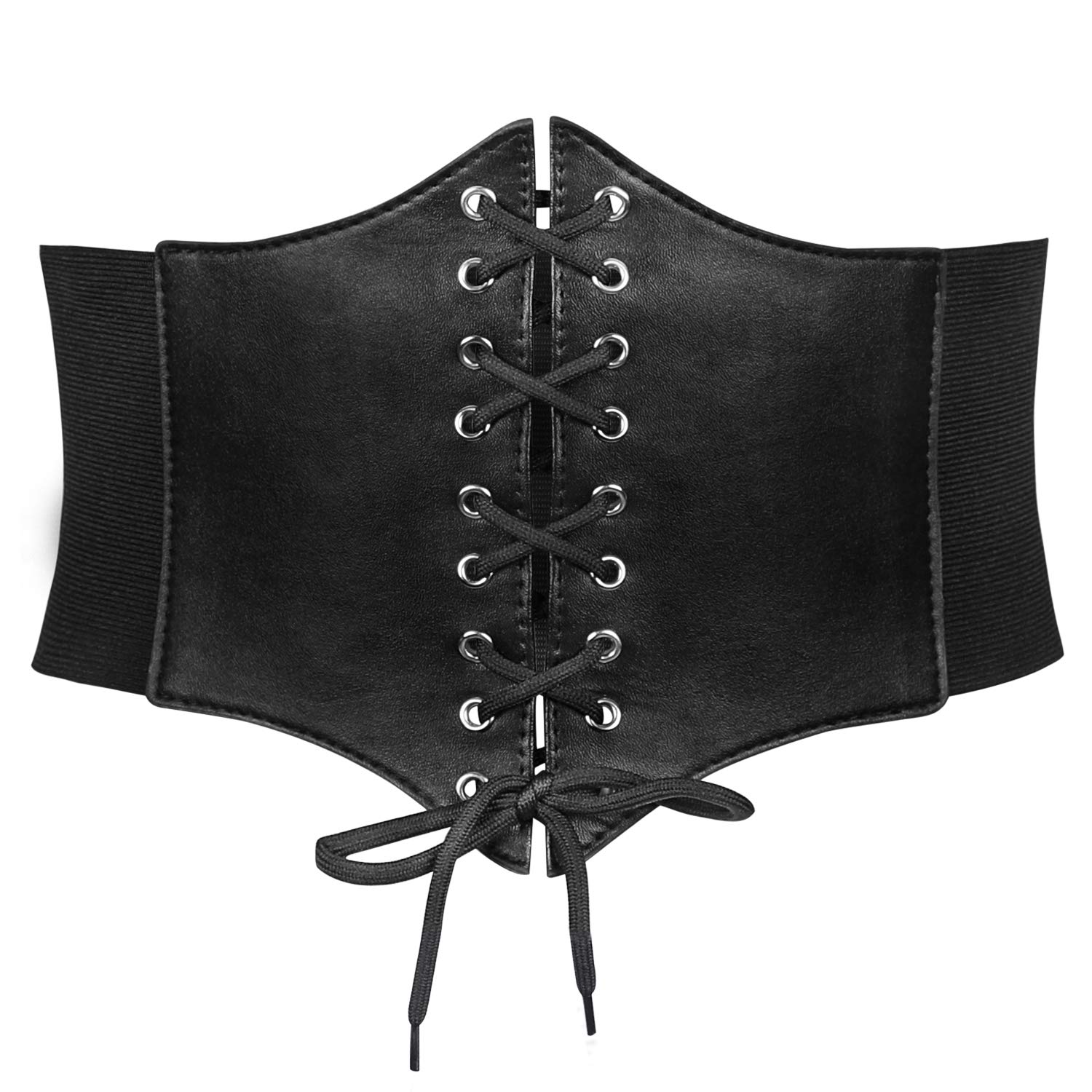 JASGOOD Women’s Renaissance Corset Belts Elastic Costume Wide Waist Belt | Stret