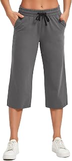 SPECIALMAGIC Women's Capri Pants Cotton Capri Sweatpants
