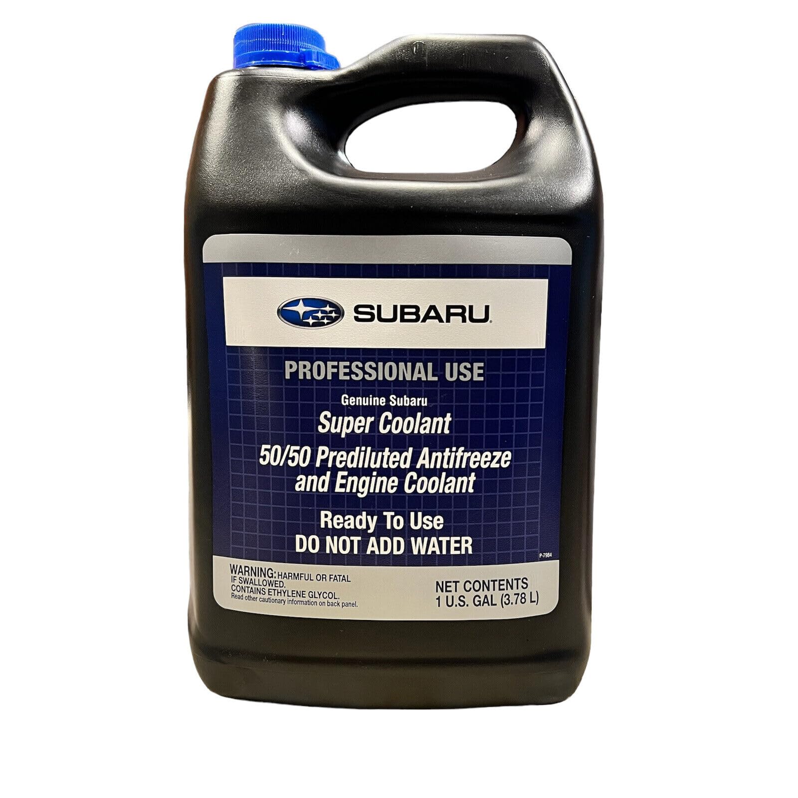 Subaru Genuine Super Coolant Blue Prediluted SOA868V9272 1 Gallon Pre Mixed 50/5