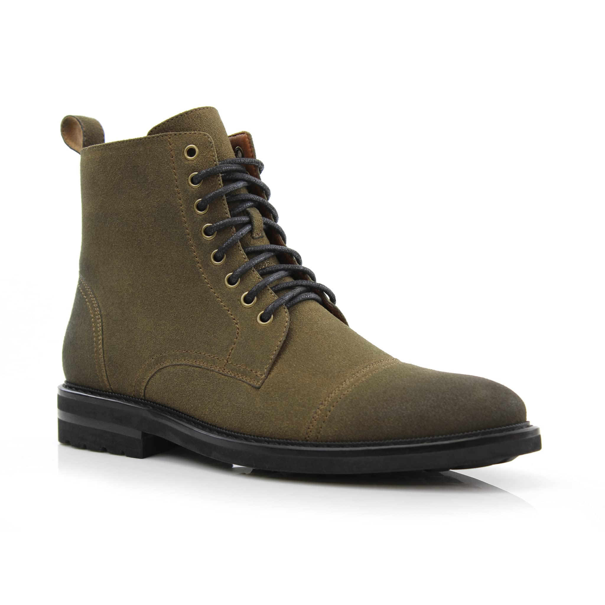 Men's Ankle Dress Boots | Lace-up Casual Fashion Boot Collection | Cap Toe & Pla