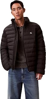 Calvin Klein Ls Nylon Lt Wt Hooded Fz Puffer Lv04RC511G Men's Jackets