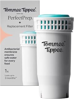Tommee Tippee Perfect Prep Replacement Filter Pack of 1 Antibacterial | Compatible with All Perfect Prep and Perfect Prep Pro Machines, Removes Bacteria and Impurities