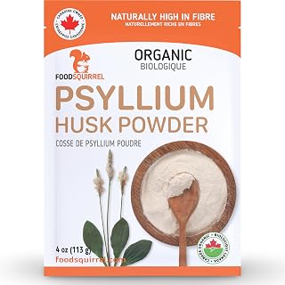 Organic Psyllium Husk Powder 4oz (113g) - Finely Ground, Unflavored Plant-Based Powder for Gluten-Free Baking, Cooking & Smoothies - Vegan, Keto & Paleo