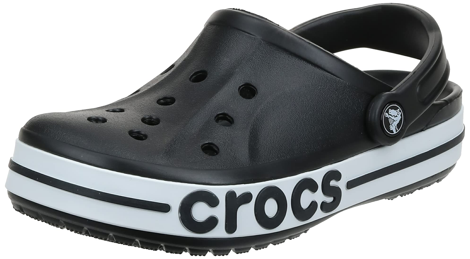 Crocs bayaband clog 9-10 uk black/white