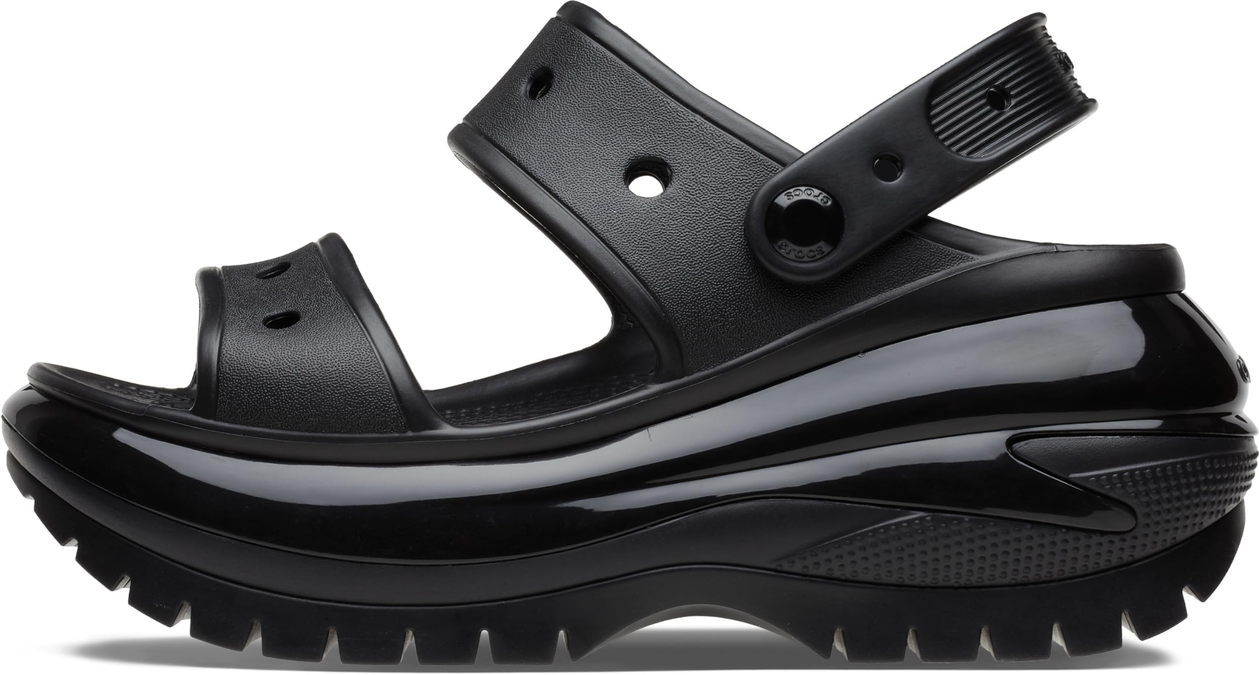 Crocs Unisex Classic Mega Crush Platform Sandals Wedge Sandals