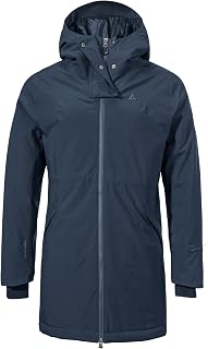 Schöffel Women's Ins Parka Style Crivat WMS Waterproof and Breathable Winter Jacket, Compressible, Lightweight Parka with Sustainable Padding