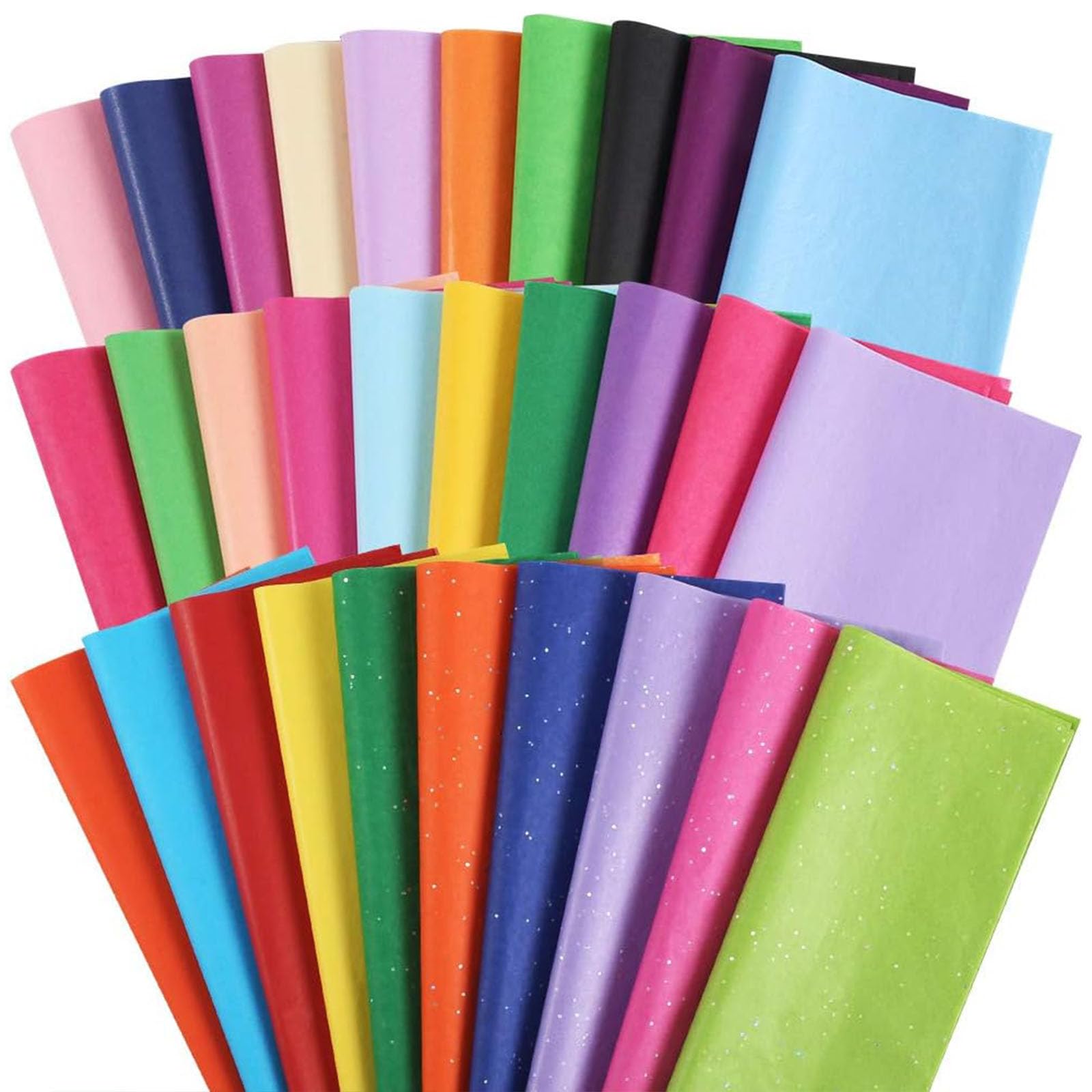 3 Otters Tissue Paper 150 Sheets, 14 X 20 inch 30 Colors for Gift Bags | Gift Ti