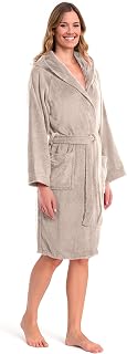 Caleffi Unisex Bathrobe With Hood Bathrobe for Adults, Women, Men, Unisex with Hood, Soft Sponge Hydrophilic Cotton 450Gsm, Washable Ib Washing Machine 40°, Dryer, Size 1009872 (pack of 1)