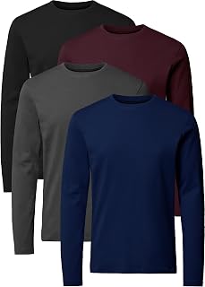 FULL TIME SPORTS Mens T-Shirt Pack of 6 Crew Neck Tshirt FTS-634