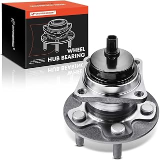 A-Premium Rear Wheel Bearing and Hub Assembly with ABS & 5-Lug | Compatible with Toyota Corolla 2009-2018, Matrix 2009-2014 & Pontiac Vibe 2009-2010, High Carbon Steel
