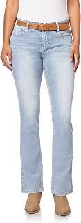 WallFlower Legendary Women's Slim Bootcut Mid-Rise Insta Stretch Juniors Jeans (Standard and Plus)