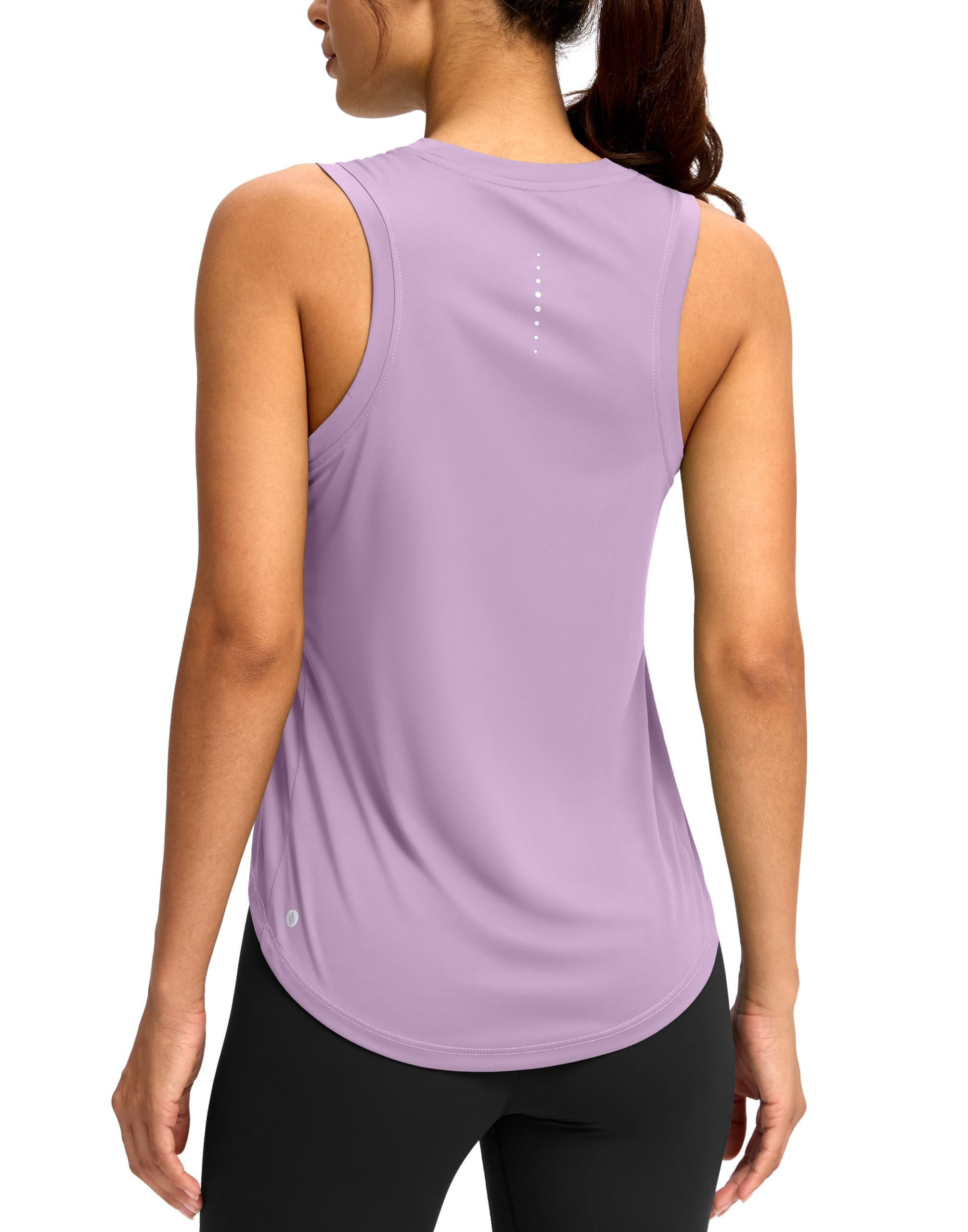 SANTINY Women's Racerback Athletic Shirt Training Tank Top