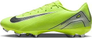 Nike Mercurial Vapor 16 Academy MG Low-Top Soccer Cleats (FQ8374-700, Volt/Black) Size 4.5