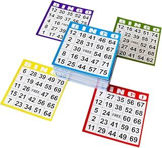 SEETOOOGAMES Bingo Paper Game Cards - 1 Card - 100 Books of 5 Sheets