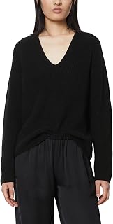 Marc OPolo Women's Organic Cotton Knitted Pullover with V Neck