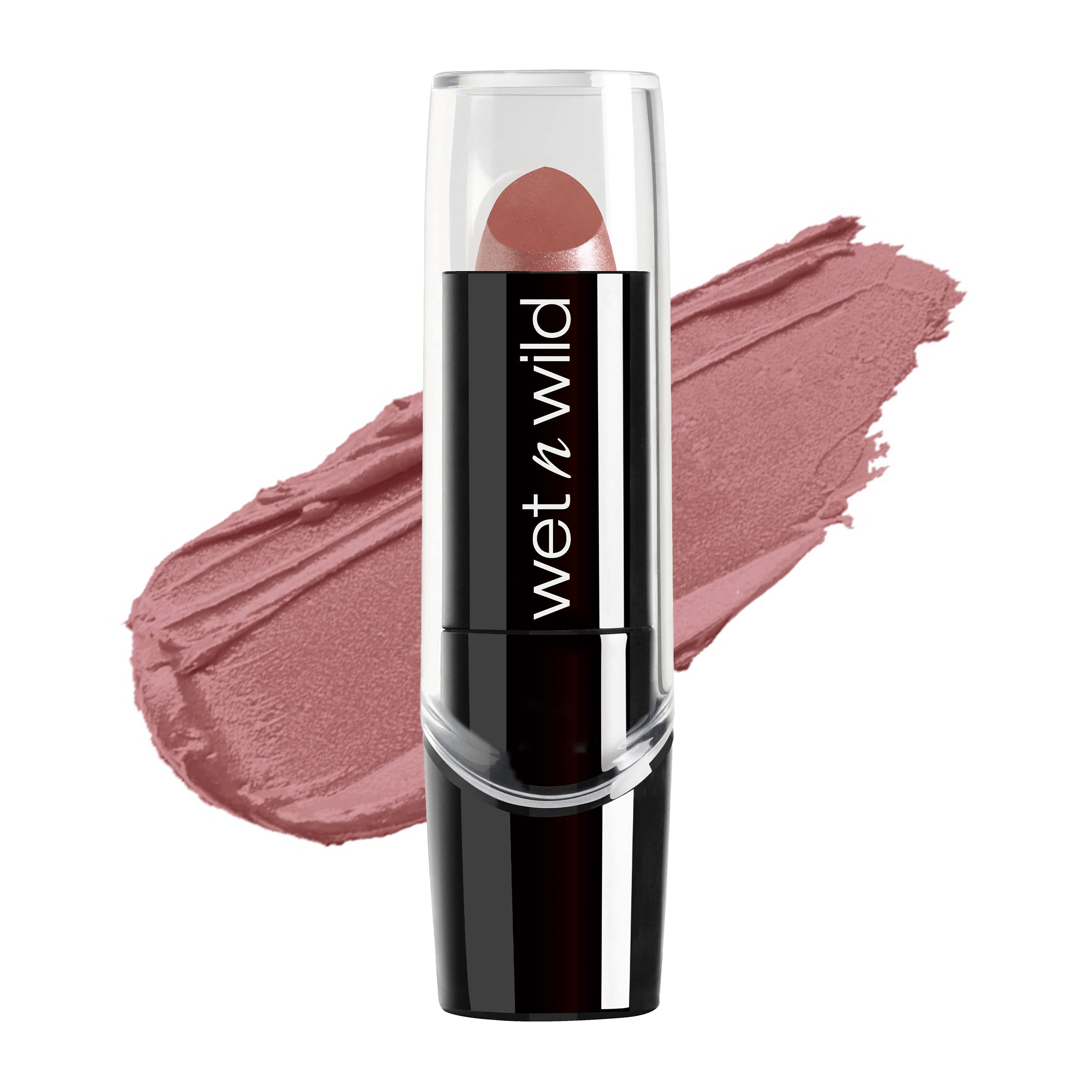 wet n wild Silk Finish Lipstick, Hydrating Rich Buildable Lip Color, Formulated 