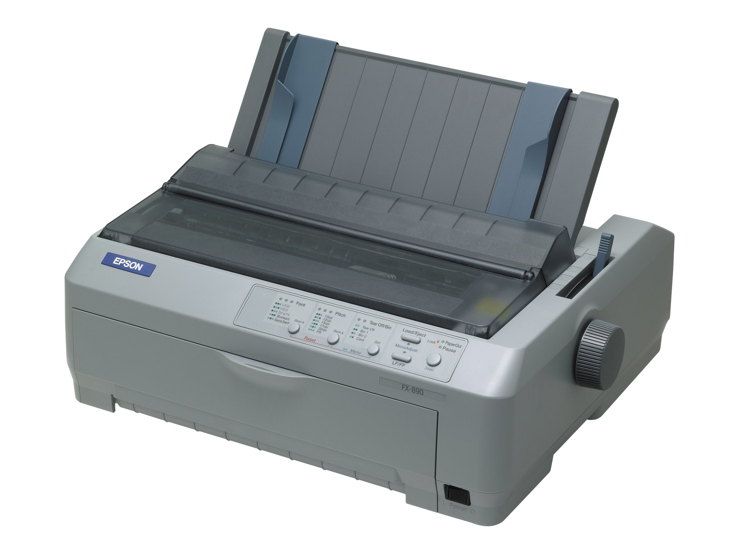 Epson C66877 FX 890N Workgroup Printer - Dot-Matrix - 9 Pin - Monochrome