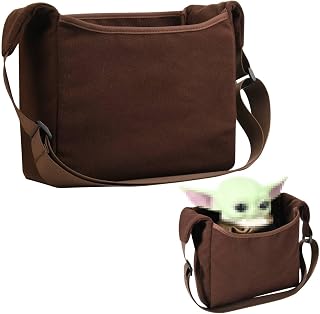Beautyflier Cosplay Carrying Satchel Bag Compatible with Din Grogu Plush Toy Stuffed Character Shoulder Crossbody Bag