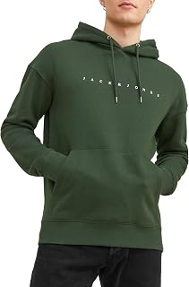Jack & Jones Jjestar JJ Sweat Hood Noos Men's Hoodie (Pack of 1)