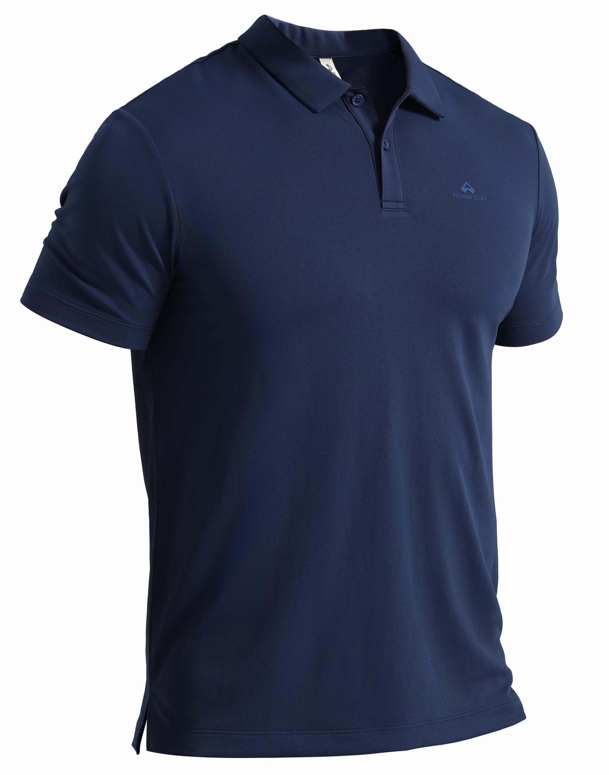 Pioneer Camp Men's Short Sleeve Polo Shirt - Breathable and Quick Dry with 4-Way