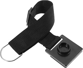 Rosenice Cello Endpin Stopper, Adjustable Cello Endpin Anchor, Non-Slip Stopper Rest Holder Stand with Thickened Foam Pad, Portable & Lightweight for Enhanced Stability During Performances (Black)