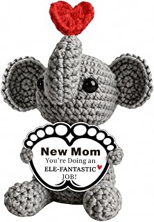 Postpartum Gifts for New Mom Post Partum Christmas First Time Mom Gift | Stocking Stuffers from baby New Mom Gifts Postpartum After Giving Birth Gifts for New Mom Handmade Elephant Baby Shower