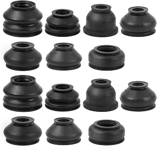 Ball Joint Boot Covers,14 Pcs Universal Multipack Ball Joint Rubber Dust Boot Covers Track Rod End Set Kit (Large 1)