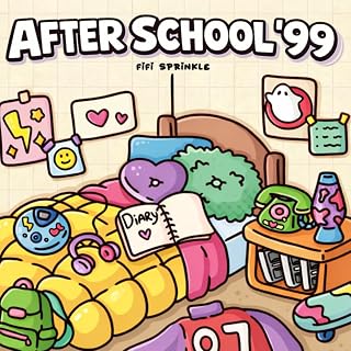 After School '99: A Cute & Cozy 90s Nostalgia Coloring Book Featuring Retro Objects, Everyday Scenes, and Nostalgic Moments