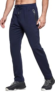 HCSS Jogginghose Herren Sporthose Herren Sweathose Baumwolle Trainingshose mit Gummizug Reißverschlusstaschen