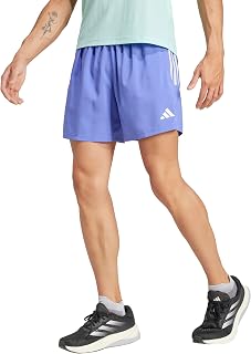 adidas Mens Own The Run Shorts Running Casual Bottoms Drawstring - Black