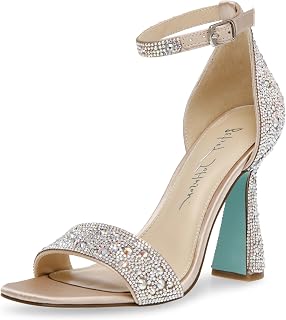 Betsey Johnson Women's Dani Embellished Heeled Sandals