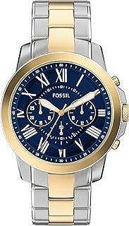 Fossil Men's FS4735 Grant Analog Display Analog Quartz Brown Watch