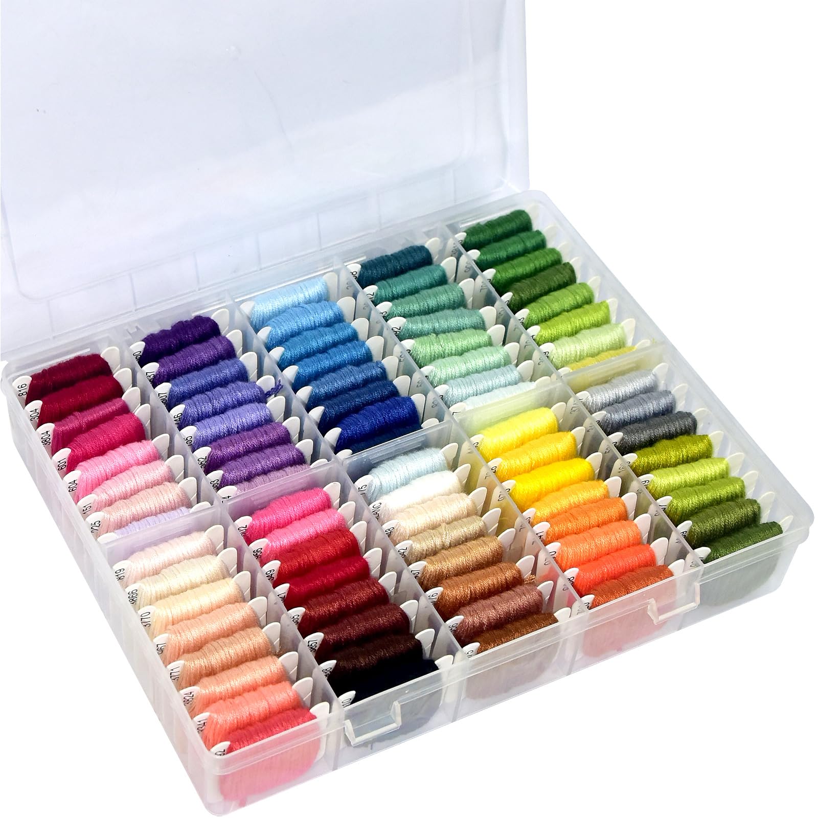 Friendship Bracelet String Kit String Bracelet Making Kit with 80 Skeins Embroid
