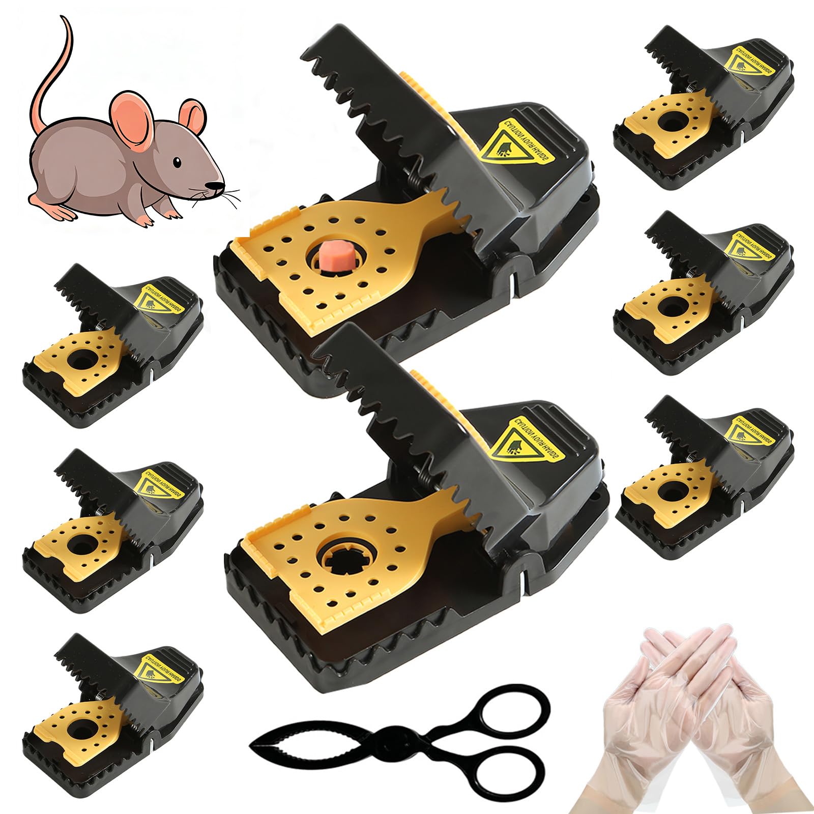 Mouse Traps - Rat Trap Quick Effectively Best Mouse Trap Safe No Touch Humane Mo