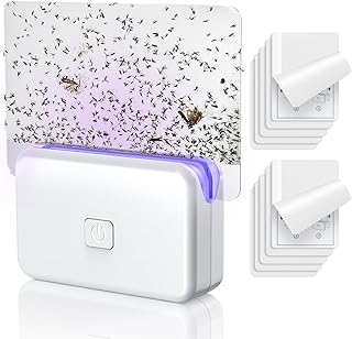 LFSYS Fruit Fly Traps for House Indoors Gnats, 1 Device+11 Refills | Plug in Fruit Fly Traps for Indoors, Flying Insects Gnat Traps for House Indoor Indoor Safe