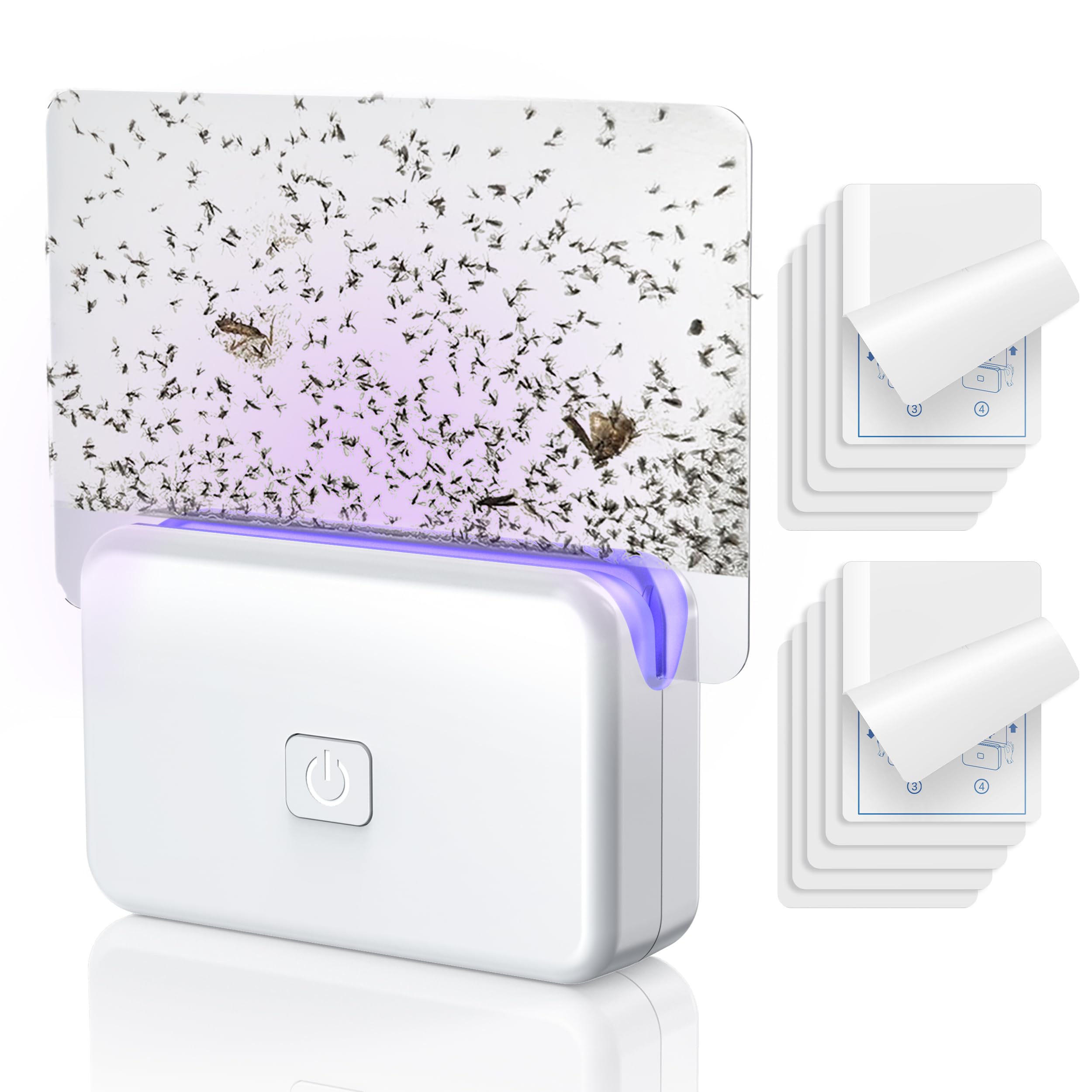 LFSYS Fruit Fly Traps for House Indoors Gnats, 1 Device+11 Refills | Plug in Fru