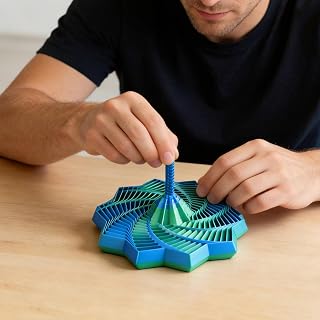 Home Decor 3D Printed Geometric Layered Statue Star Shape Statue Desktop Home Decor 12*12*1cm