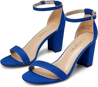 DREAM PAIRS Women's Comfort Block Heel Sandals