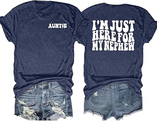 Aunt Shirt Somebody's Feral Aunt T-Shirt for Women Best Auntie Shirts Cool Aunts Club Era Tee Tops