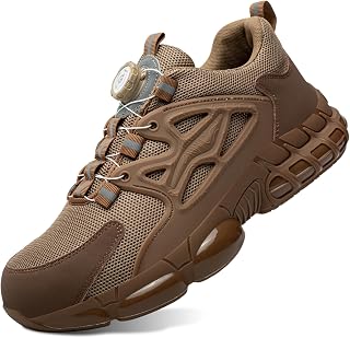 Safety Shoes for Men Women Lightweight Sneakers Work Shoes Comfortable Non-Slip with Steel Toe 36-46 EU