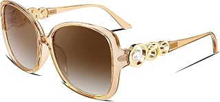 FEISEDY Women's Large Vintage Polarized Sunglasses B2821