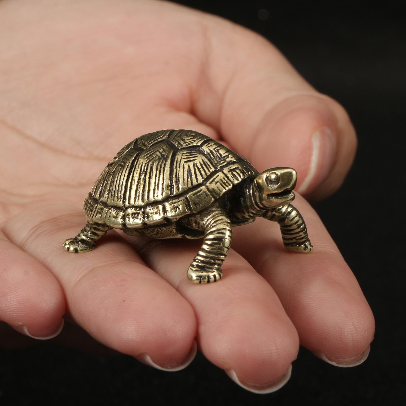 tortoise figurines, vintage brass turtle statues, animal decoration, DIY crafts,